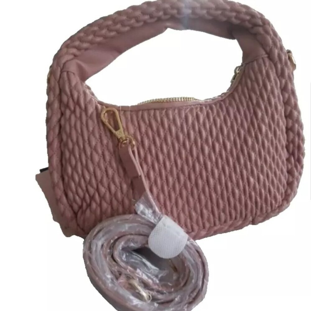 Sincerely Jules Women Peach Shoulder Purse with Adjustable Straps - Picture 2 of 4